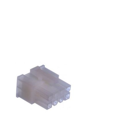 3490-Conector Mini Fit Macho 8 Vias Fila Dupla