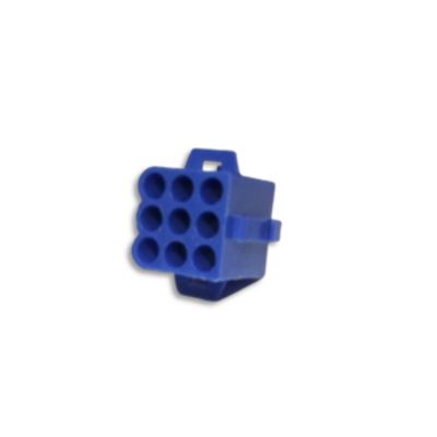 3931 Conector Mate-N-Lok Macho 09 Vias Cor Azul